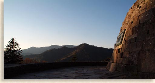 Standing Sentry at Great Smoky Mountains National Park Memorial
